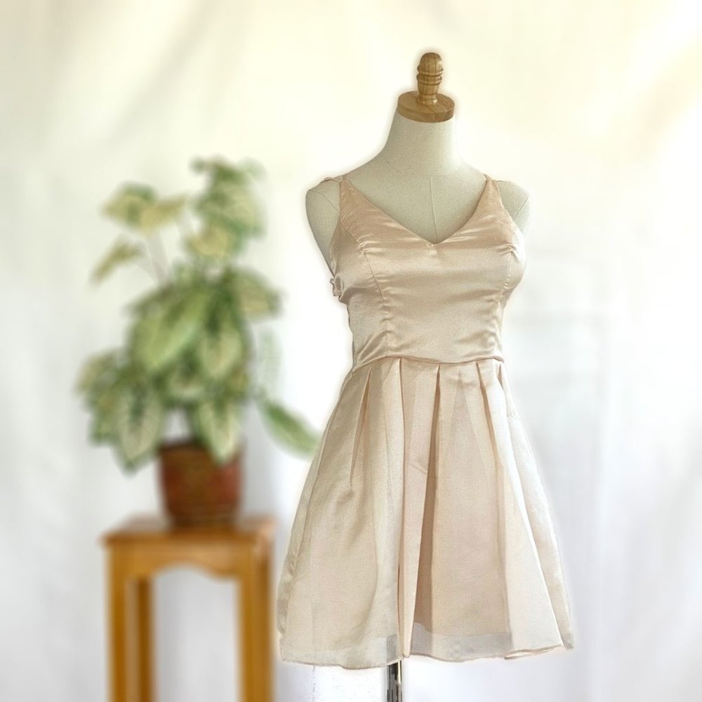 NWT Peaches and Cream Shimmery Party Dress